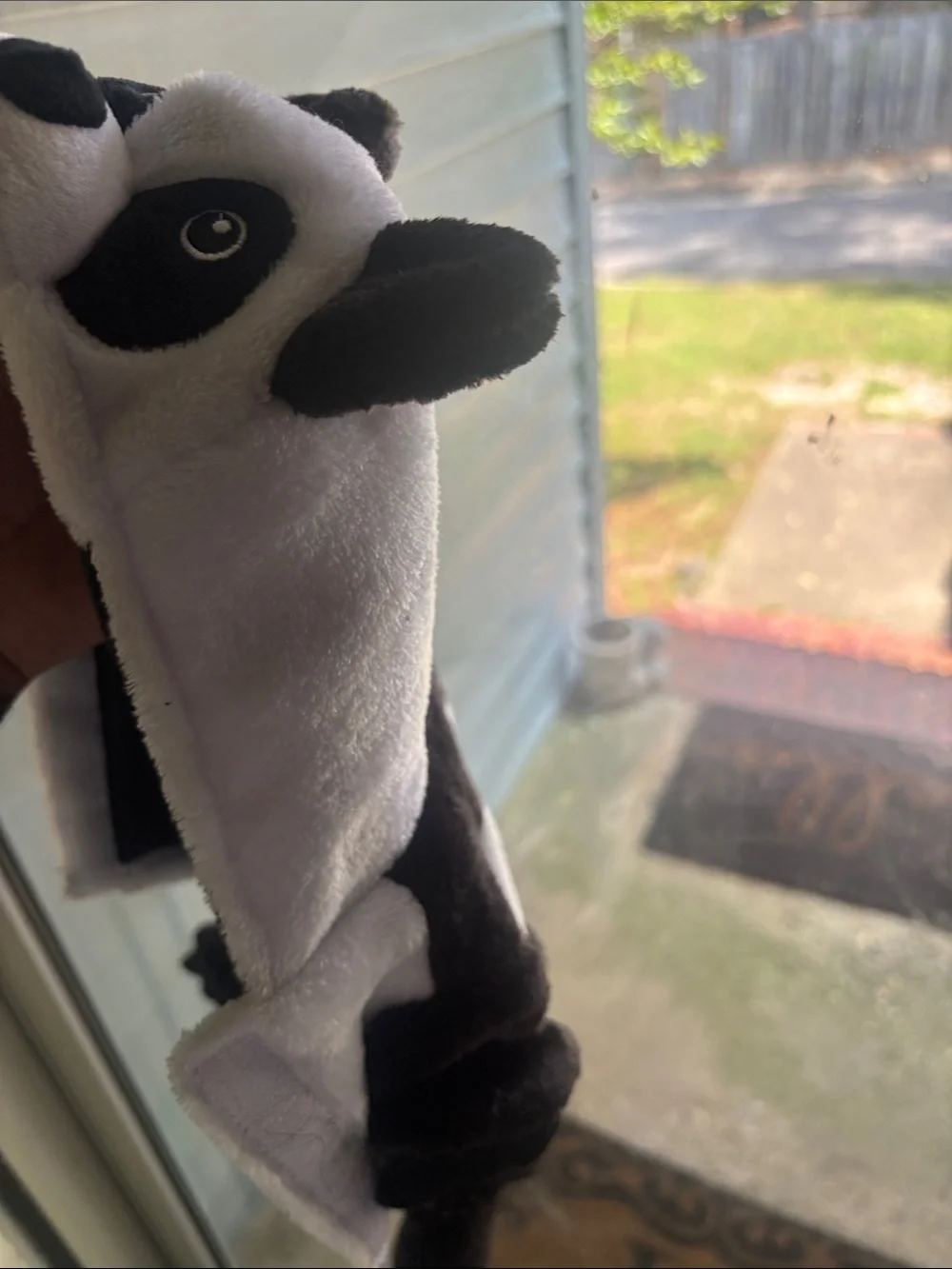 Plush Panda Animal Hat - Black & White